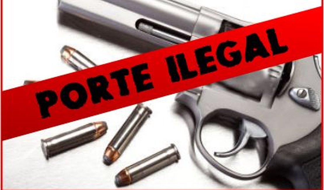 Três armas de fogo são apreendidas pela PM nessa segunda