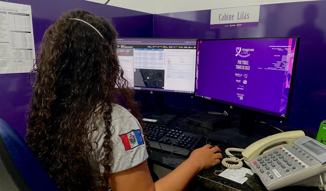 SSP inaugura Cabine Lilás no teleatendimento do 190 para reforçar assistência a mulheres vítimas de violência