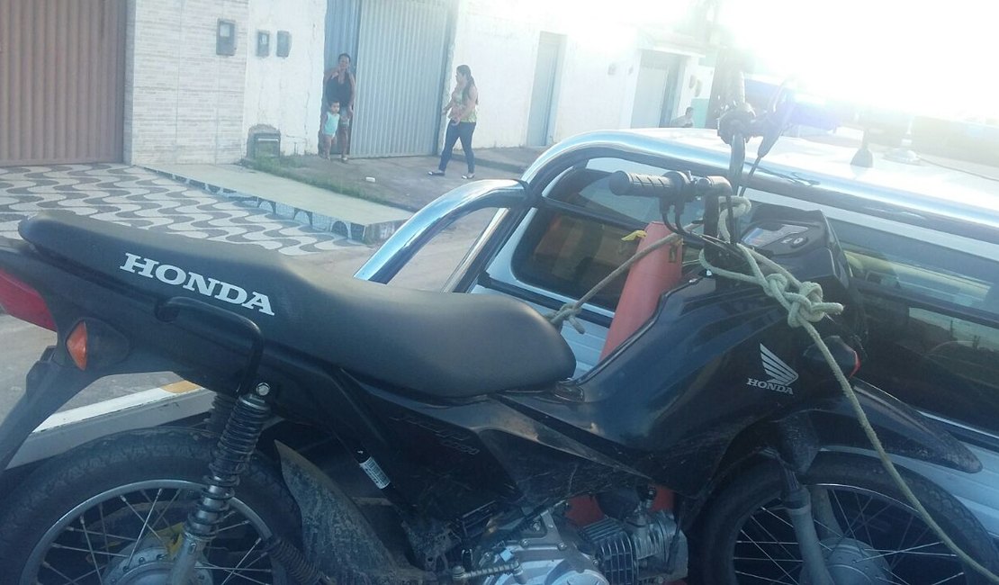 PM de São Miguel apreende menores acusados roubo de motos