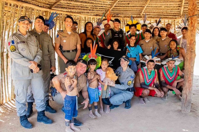 Militares indígenas unem suas raízes culturais ao serviço policial em Palmeira dos Índios