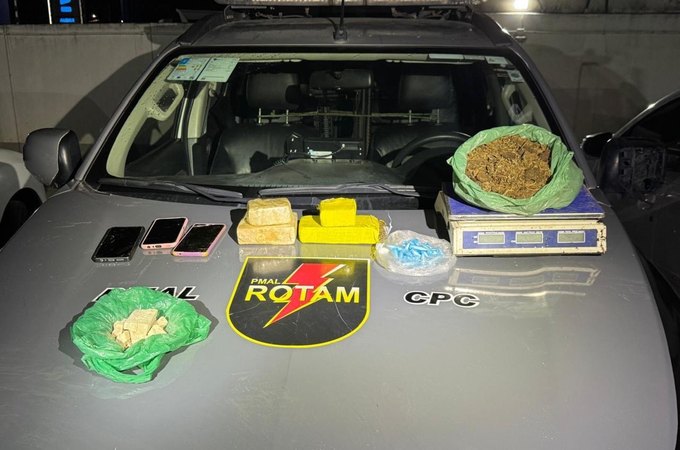 Rotam apreende arma, drogas e recupera veículo roubado durante ocorrências em Maceió