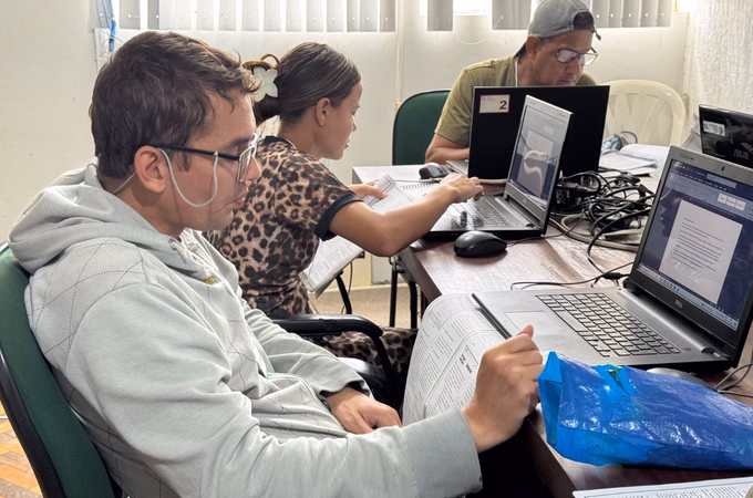 Usuários do CAPS de Penedo aprendem informática básica