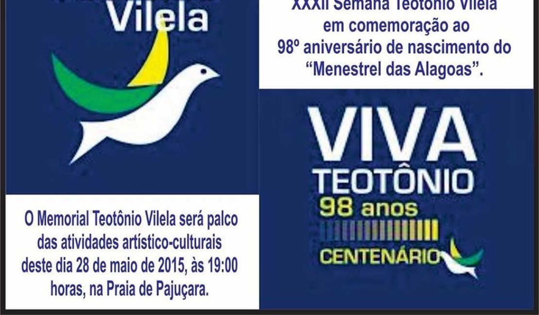 Semana Teotônio Vilela tem início com shows gratuitos nesta quinta