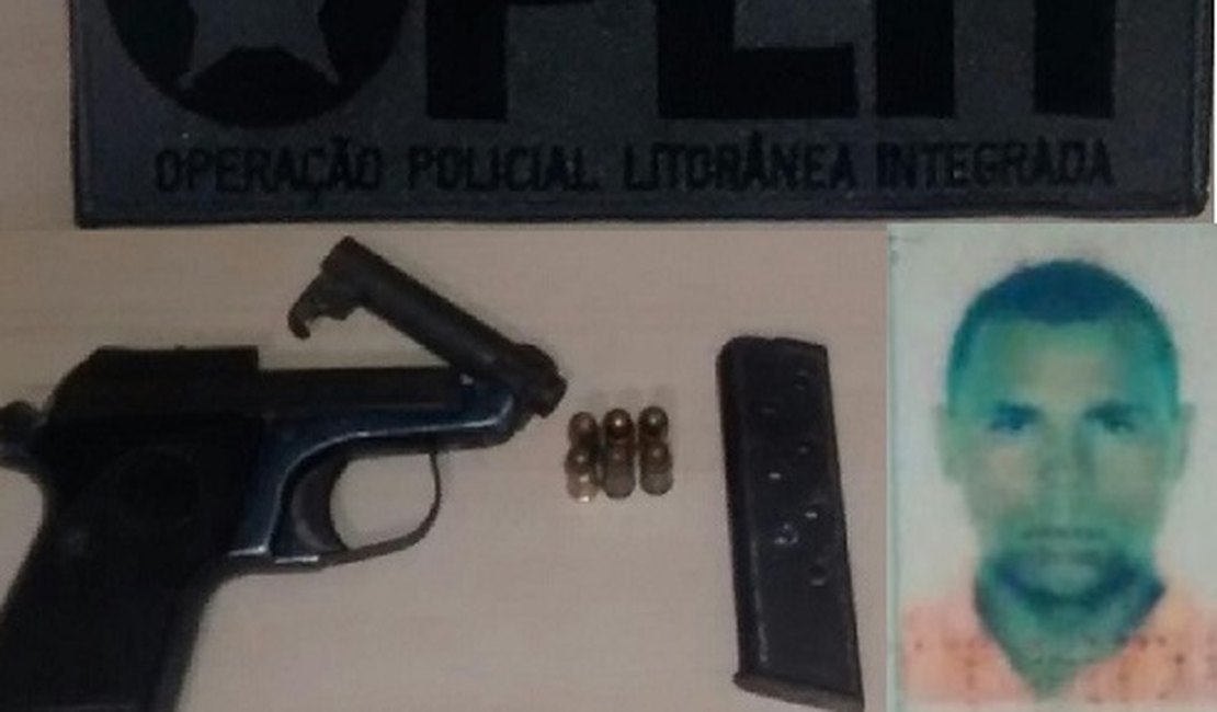 Polícia prende homem que estava com pistola em boate