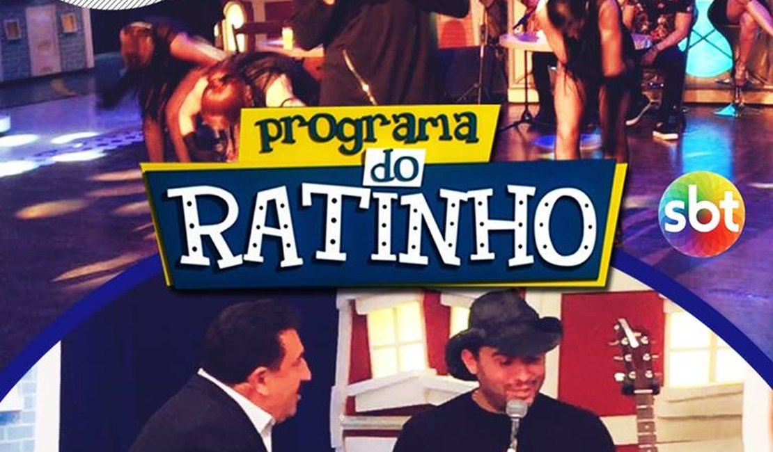 Cantor alagoano Mano Walter se apresentará hoje no Programa do Ratinho do SBT