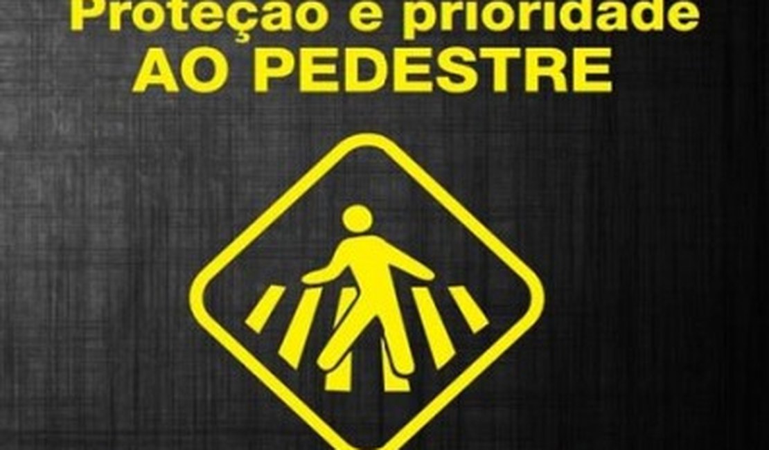 Semana Nacional de Trânsito faz alerta sobre proteção aos pedestres