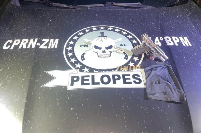 PM-AL flagra porte ilegal de arma em ações no Agreste e Zona da Mata