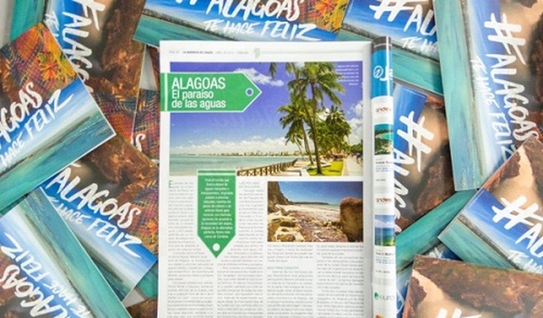 Praias de Alagoas estampam capa de revista internacional