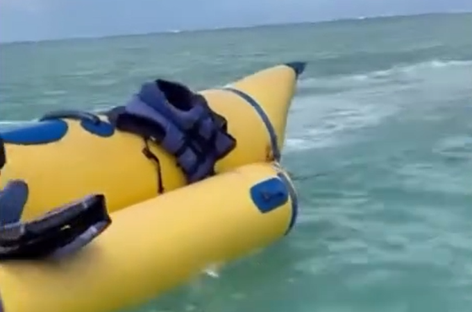 Turista é resgatado após ser levado pela correnteza em praia de Maragogi