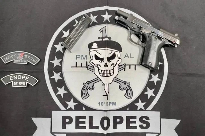 PM flagra porte ilegal de armas durante abordagens no interior de Alagoas