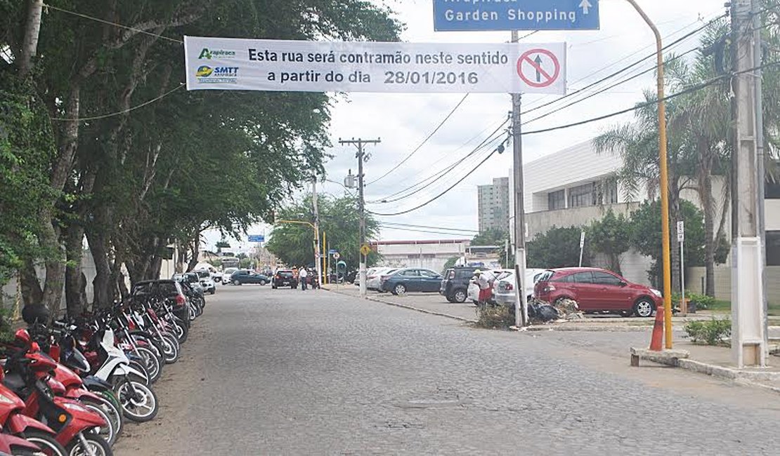 Prefeitura mudará trânsito em rua por trás do shopping de Arapiraca