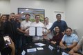 Luciano Barbosa e Daniel Barbosa entregam veículos e anunciam novas creches e escola em tempo integral no município