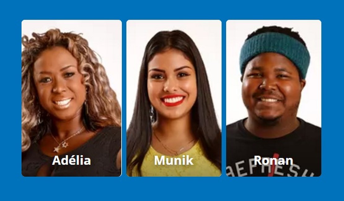 BBB16: Adélia, Munik e Ronan se enfrentam no Paredão triplo