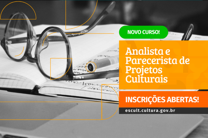 Inscrições abertas para curso gratuito de analista e parecerista de projetos culturais, em AL