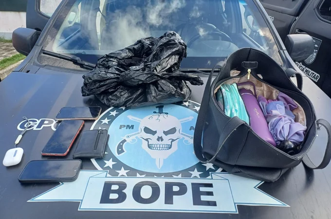 Bope prende suspeito com aparelhos eletrônicos roubados em Maceió
