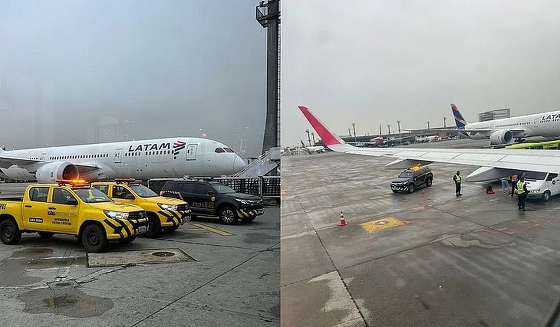 Voo atrasa quase 5 horas após suspeita de bomba em avião da Latam em SP