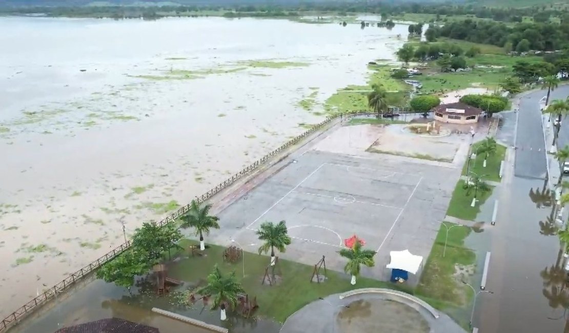 Cinco rios e uma lagoa estão em níveis elevados e exigem atenção especial em Alagoas, diz Semarh