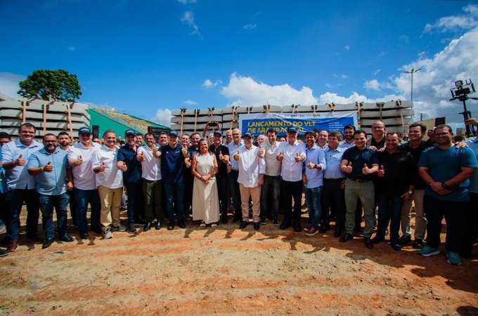 Com investimento de R$ 200 milhões, Renan Filho e Luciano Barbosa lançam obra do VLT de Arapiraca; assista