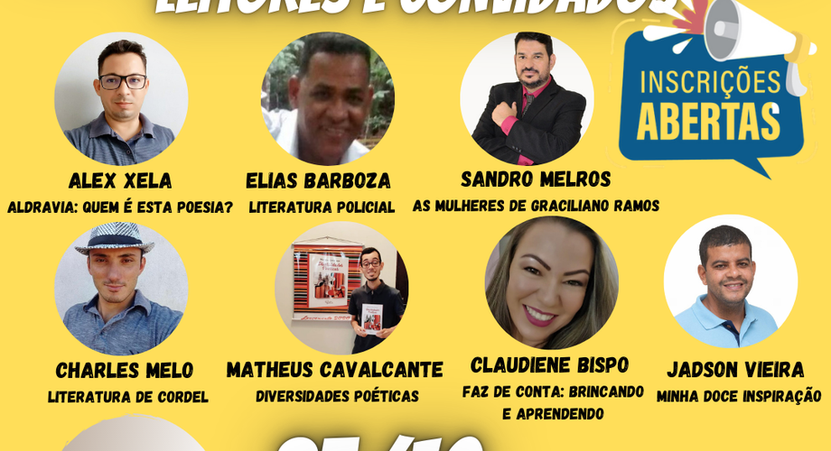 PARTICIPE DO III ENCONTRO DE ESCRITORES, LEITORES E CONVIDADOS! EVENTOS GRATUITO E COM CERTIFICAÇÃO!