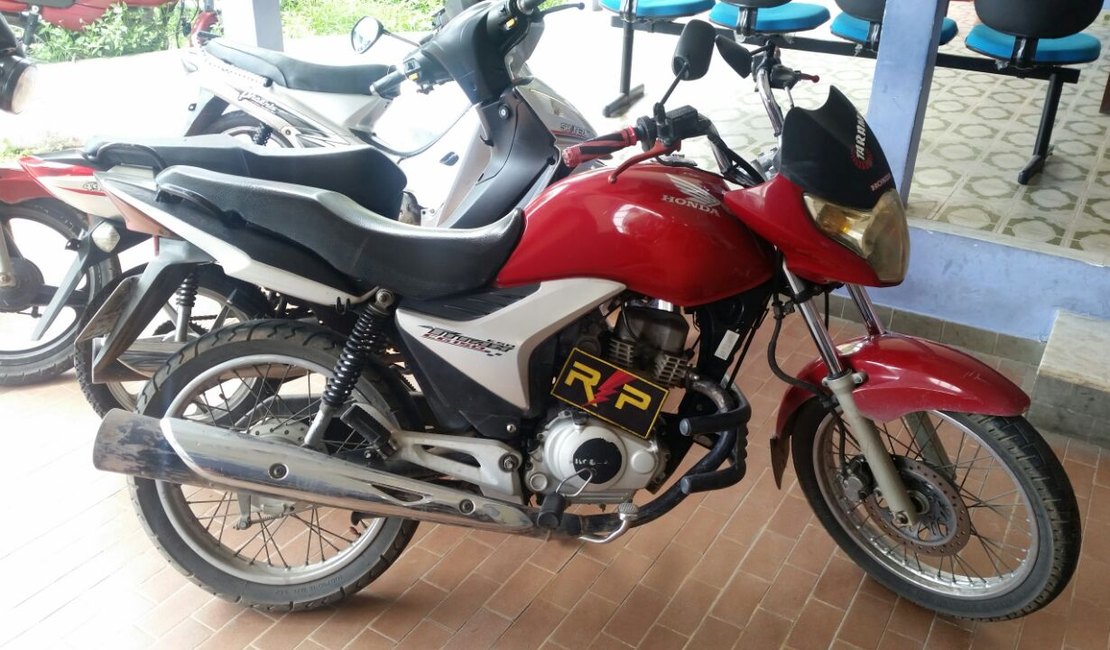 RP do 3º BPM recupera moto roubada no Centro de Arapiraca