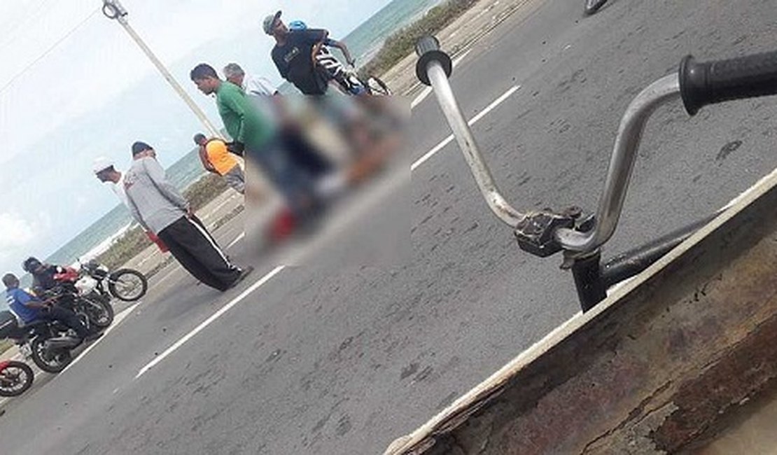 Homem é atropelado por veículo ao tentar atravessar avenida de Maceió