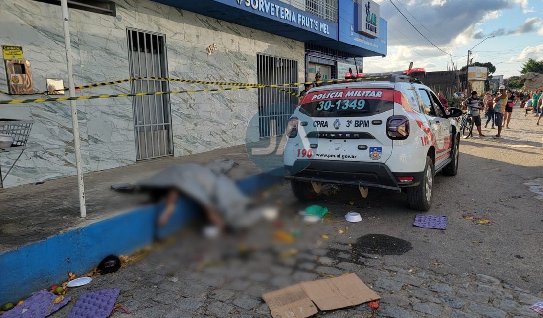 Marchante é morto a facadas após discussão no Centro de Arapiraca