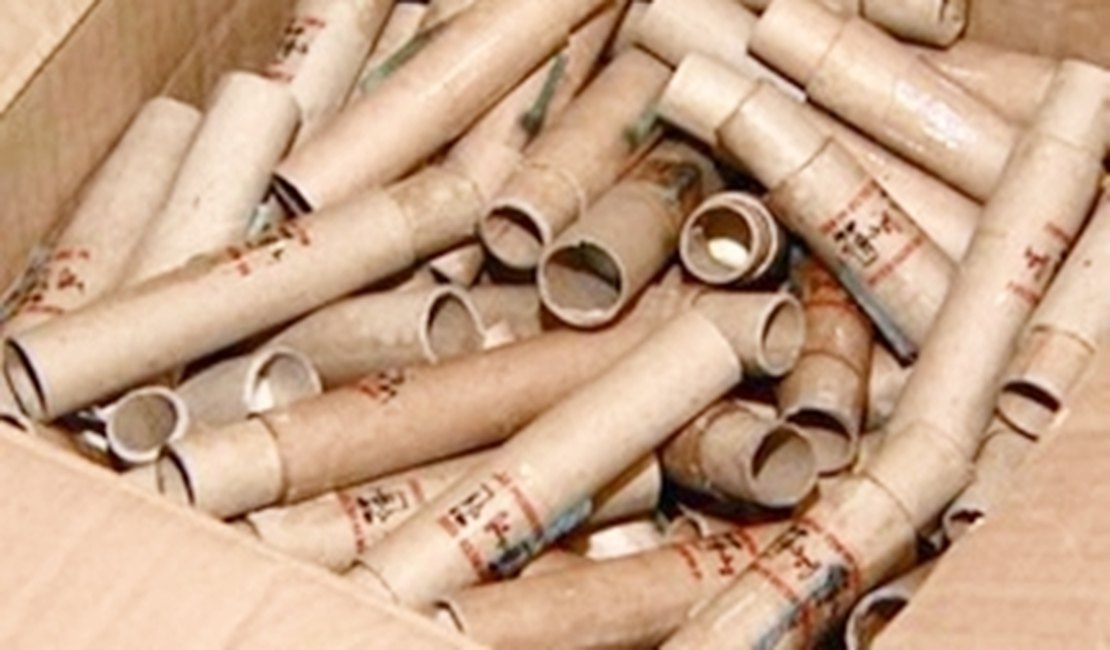 Polícia recolhe fogos de artifício encontrados em uma árvore na Esplanada