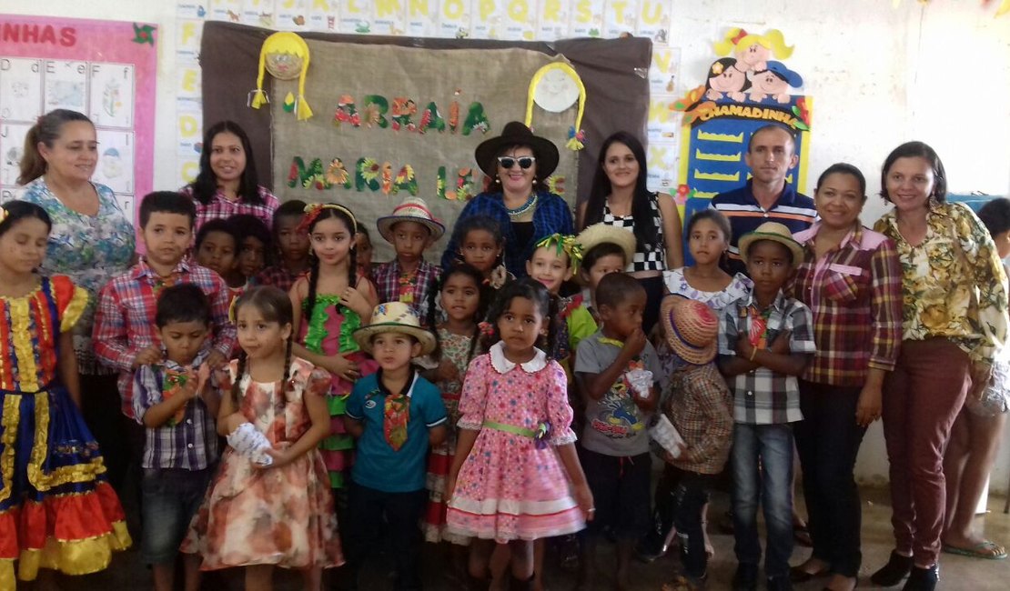 Escolas De Girau Do Ponciano integram festejos juninos as atividades pedagógicas