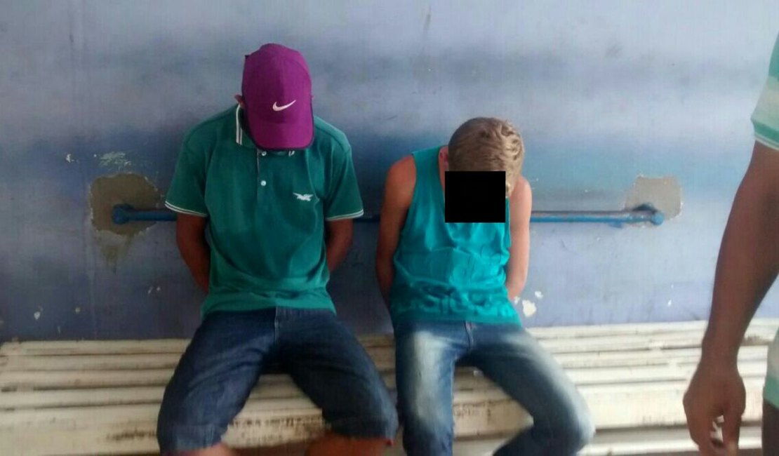 Menores de Maceió são apreendidos em Arapiraca suspeitos de furto