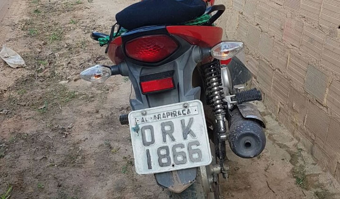 'Força Tarefa' de Arapiraca recupera moto roubada em menos de 24 horas