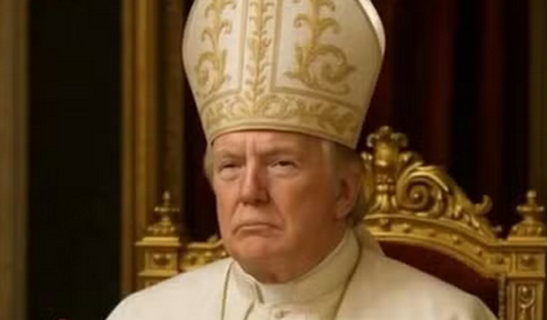 Casa Branca reposta imagem de Trump vestido como papa; seguidores apontam desrespeito à religião católica