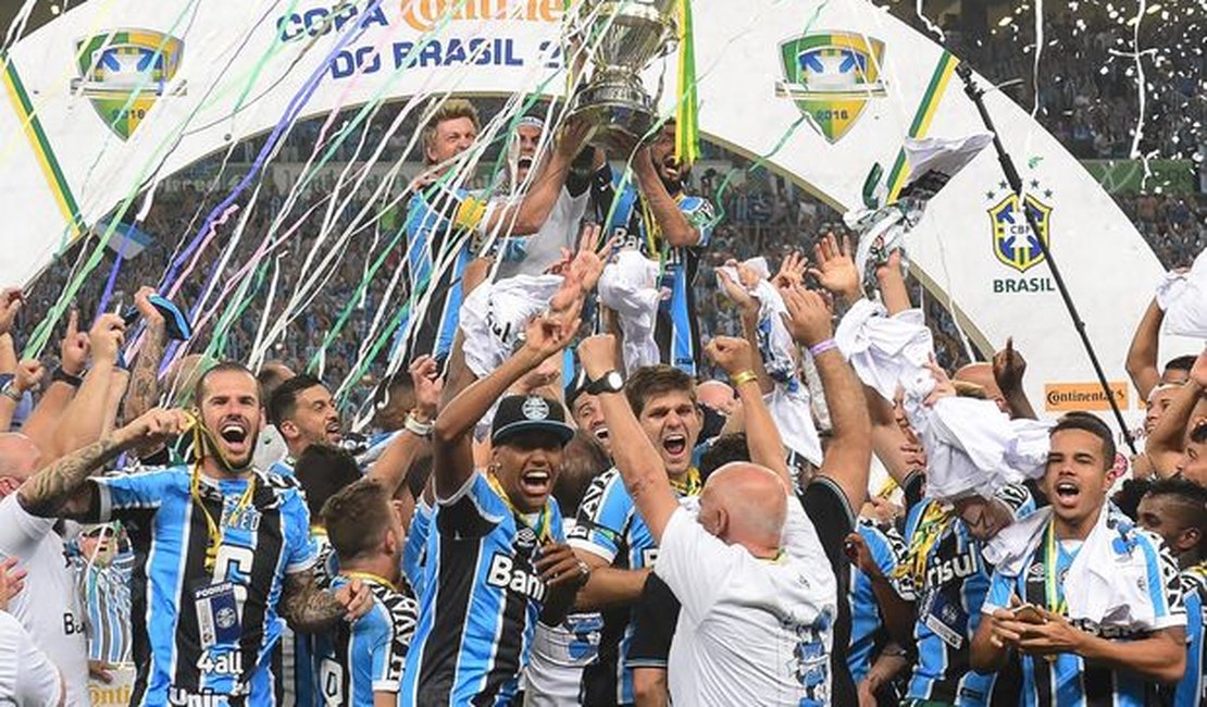 Grêmio encerra jejum de 15 anos e vira o maior campeão da Copa do Brasil