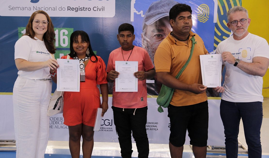 Indígenas incluem etnia em registros civis no Agreste de Alagoas