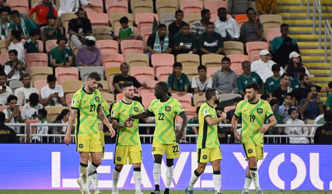 Austrália vence Arábia Saudita e é a 11ª seleção garantida na Copa do Mundo de 2026