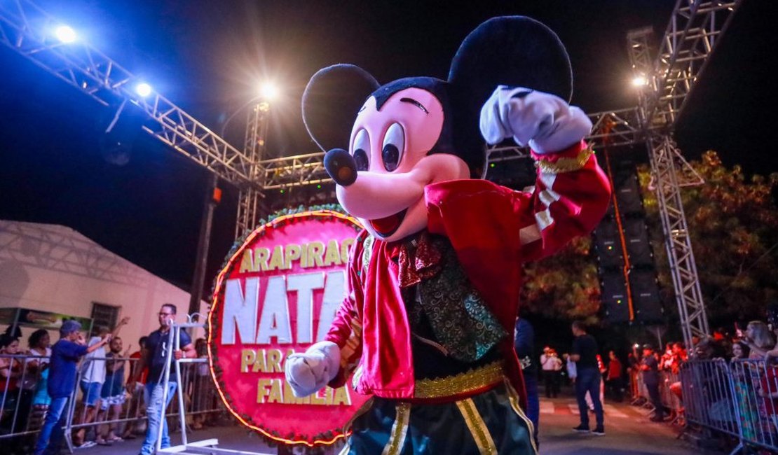 'Natal para toda família' traz noite mágica para o Bosque das Arapiracas