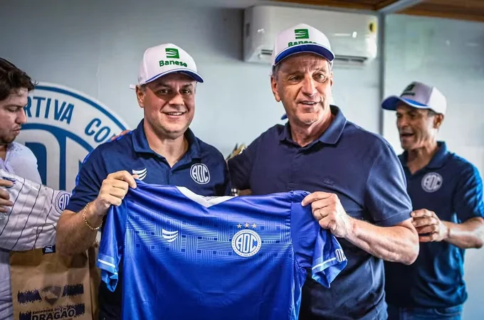 Ex-presidente do Flamengo, Rodolfo Landim apresenta proposta por SAF do Confiança