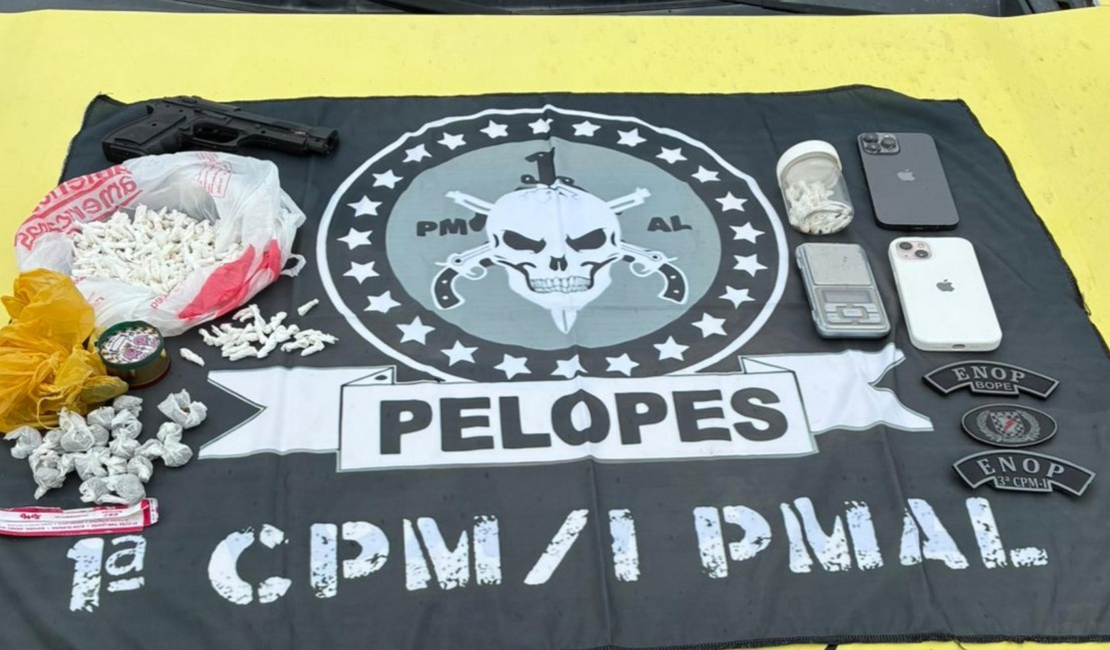 Polícia Militar apreende arma, drogas e simulacros em municípios alagoanos