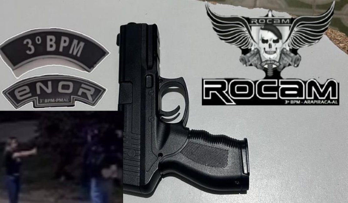 Protetora de animais é presa após ameaçar motoboy com simulacro de arma de fogo, em Arapiraca