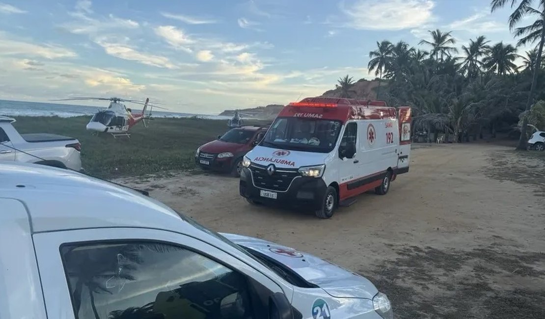Corpo de Bombeiros resgata dez banhistas em praias de Alagoas; uma pessoa morreu em Jequiá da Praia
