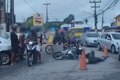Motociclista fica ferido ao atingir carro que saía de retífica em Arapiraca