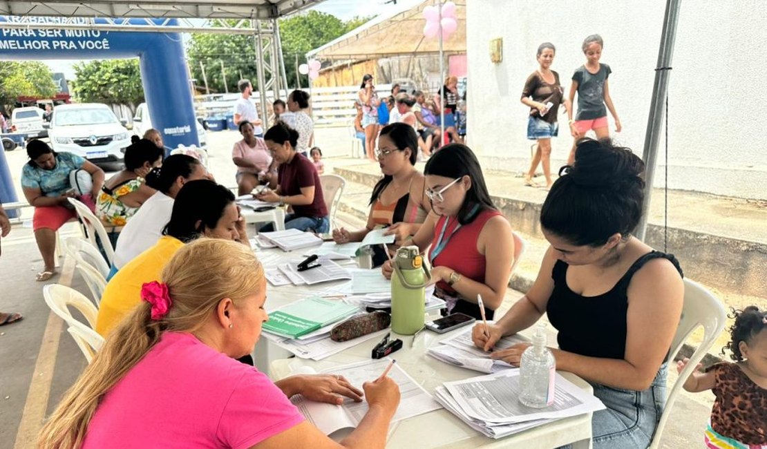 Vila São José é a primeira comunidade a receber as ações do projeto Desenvolve Arapiraca