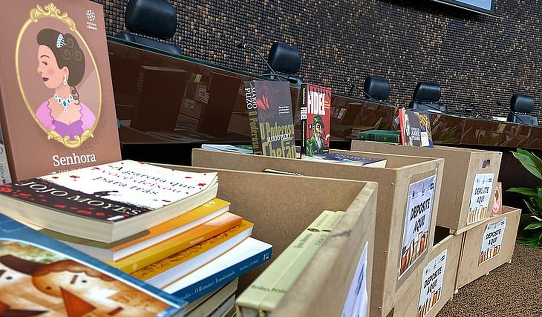 Livros que Libertam: campanha arrecada 22,8 mil livros que serão doados ao sistema prisional de AL