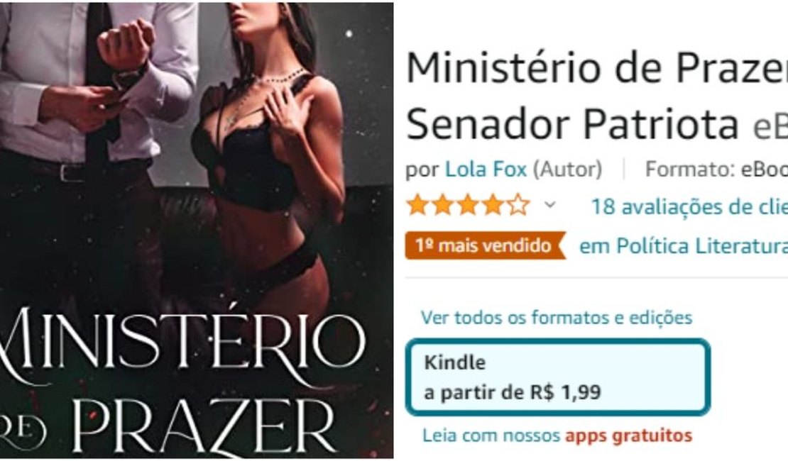 Ministério do Prazer: Romance erótico com Alexandre de Moraes e filha de senador de direita é campeão de vendas