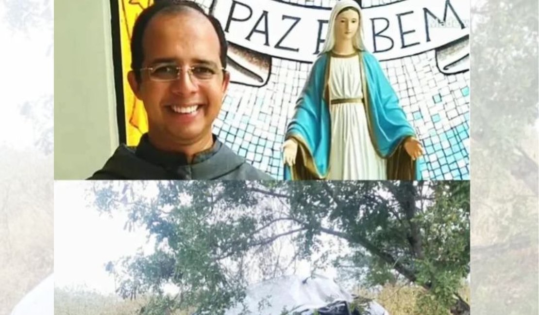 Frei sofre acidente de trânsito e sai ileso, na AL-130 em Pão de Açúcar