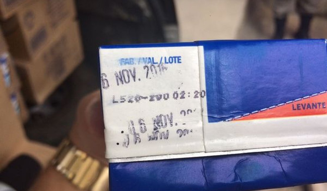 Polícia prende suspeito de comercializar alimentos vencidos