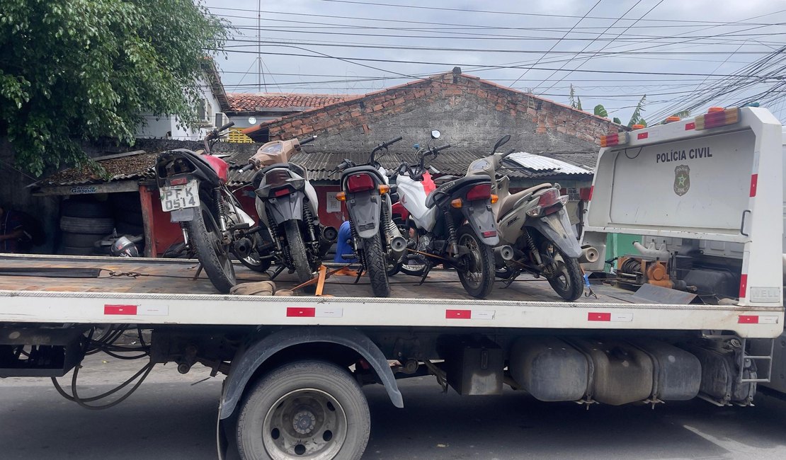 PM flagra desmanche de veículos durante ocorrência de furto no Feitosa, em Maceió