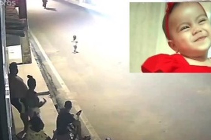 Vídeo mostra atropelamento de criança de 2 anos, em São Miguel dos Campos