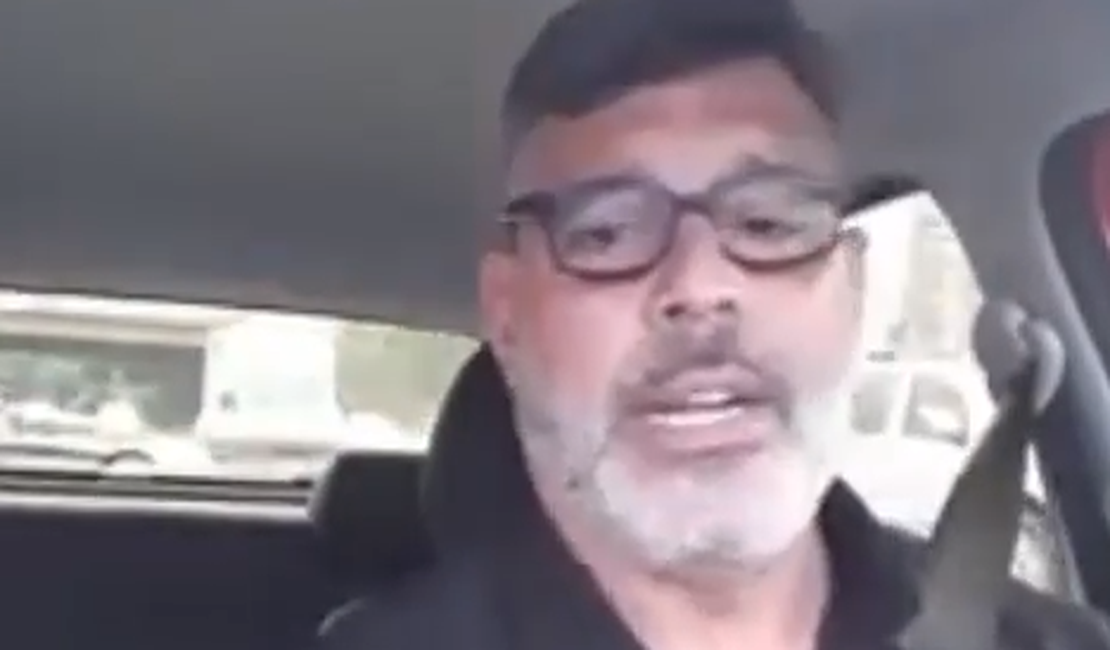 Sem trabalho na TV, Alexandre Frota surge como motorista de Uber