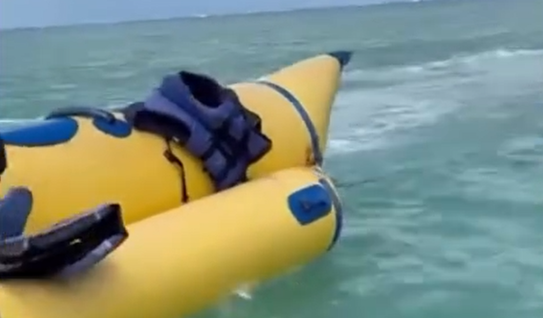 Turista é resgatado após ser levado pela correnteza em praia de Maragogi