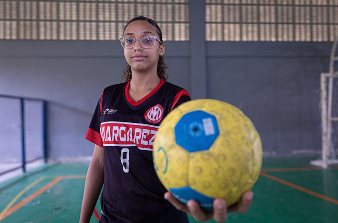 Estudante da Rede Estadual é convocada para Seleção Brasileira de Handebol Sub 16
